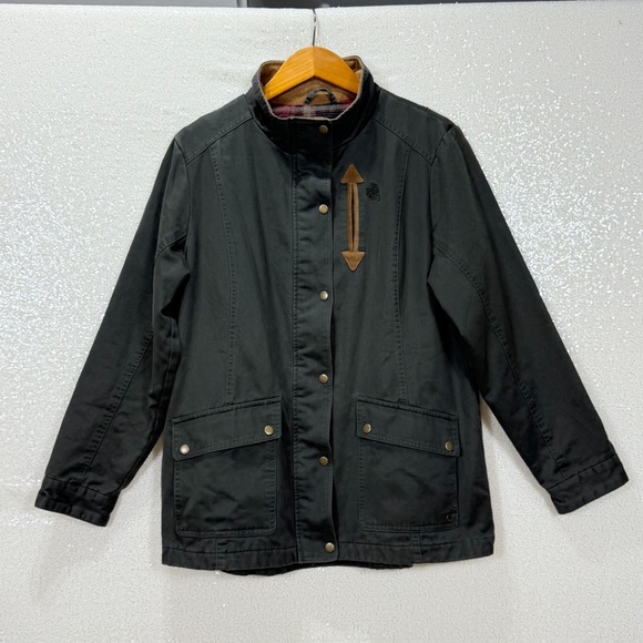 Legendary Whitetails Women’s Saddle Country Shirt Jacket Flannel Lined Boho/ L - Picture 9 of 15